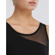 Temps Danse Sport Tank Top met Ondersteuning Danae zwart stof detail