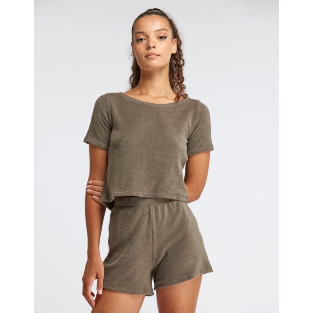 Temps Danse French Terry T-Shirt Caprice bruin