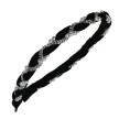 Alista Haarband met Parels en Strass zwart