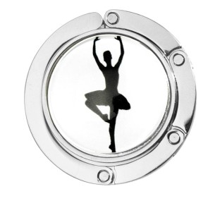 Alista metalen tashouder met ballerina