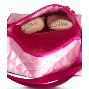 Capezio B284 ballerina sporttas roze binnenkant