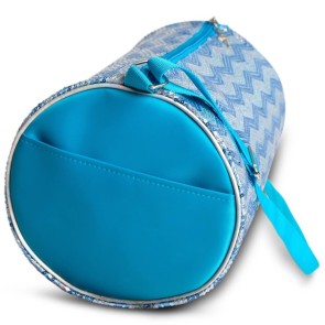Capezio B283 sporttas blauwe glitters zijkant