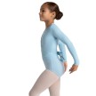 capezio 1045C balletvestje voor meisjes blauw lange mouwen 