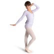 capezio 1045C balletvestje voor meisjes lavendel lange mouwen 