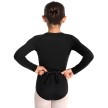 capezio 1045C balletvestje voor meisjes zwart achterkant 