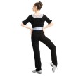 Rumpf RU2715 warm up top zwart achterkant 