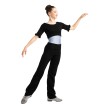 Rumpf RU2715 warm up top zwart zijkant 