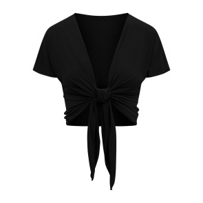 Rumpf RU3850 Liberta dames wikkel top zwart