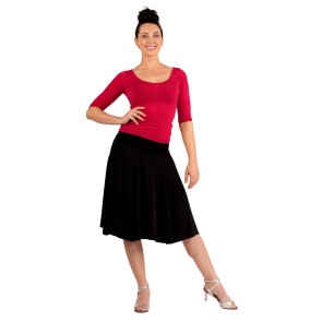 Rumpf RU5752 Adama dames swingrok zwart stretch 