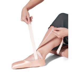 Capezio Packaged 7-8 Nylon Ribbon for Pointe Shoes roze