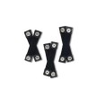 Capezio Snap Elastics voor Kinderen zwart