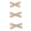 Capezio Snap Elastics voor Volwassenen beige