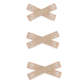 Capezio Snap Elastics voor Volwassenen beige