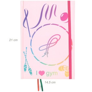 Alista Dancer Basics  Breed Gelinieerd Notitieboekje I Love Gym
