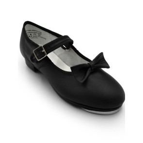Capezio Mary Jane Kinderen Tap Schoenen meisjes zwart met strikje
