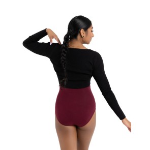 Capezio Shrug with Faux Knot zwart