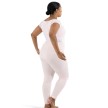 Capezio Ribbed Sweater Gebreide Legging dames wit voor ballet