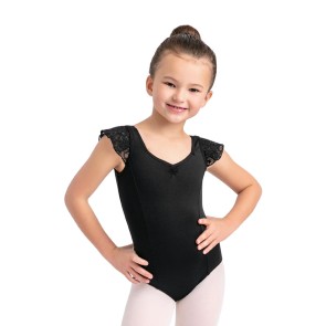 Capezio Meisjes Balletpakje met Mouwtjes van Kant 11731C