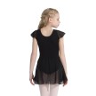 Capezio meisjes Flutter Sleeve Dress zwart achter