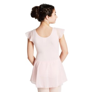 Capezio meisjes Flutter Sleeve Dress rose rug
