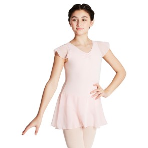 Capezio meisjes Flutter Sleeve Dress roze