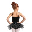 Capezio meisjes Belted Camisole Tutu Dress zwarte rug