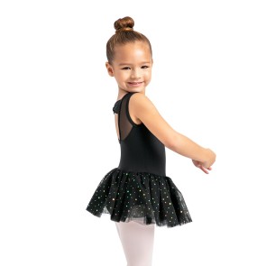 Capezio meisjes Back Keyhole Tutu Dress zwart