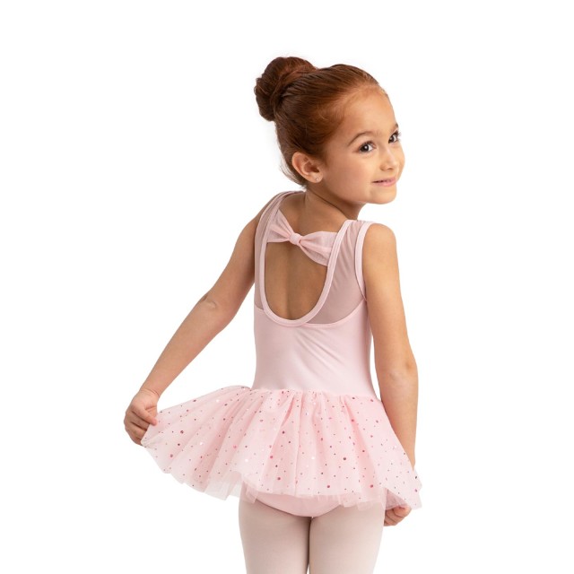 Capezio Meisjes Balletpakje met Glitter Tutu en Strik detail 11728C