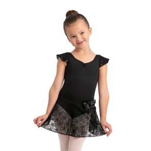 Capezio, 11725C, Children's Collection, Pull-On Skirt, zwart