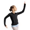 Capezio Studio Collection Kinderen Jacket zwart met een duimgat