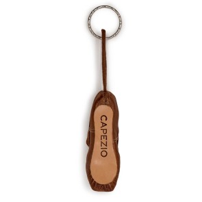 Capezio Spits Sleutelhanger bruin met een rubberen zool