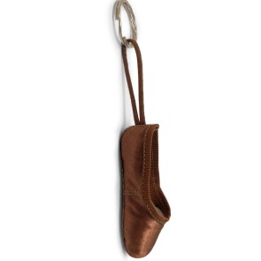 Capezio Spits Sleutelhanger bruin met een zachte uitstraling