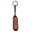 Capezio Spits Sleutelhanger donker bruin met een rubberen zool