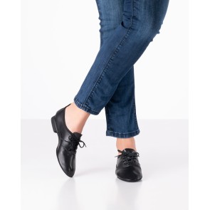 Werner Kern Fenja Zwarte Nappa Dansschoenen met een stabiele hak