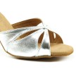 Rummos R385 zilveren bachata schoenen met hoge hak