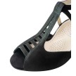 Werner Kern Holly zwarte suede dansschoenen voor dames van geitenleer en suede