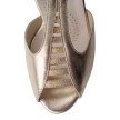 Werner Kern Holly goudkleurige latin dansschoenen voor dames met ademende voering