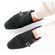 Werner Kern Heren Suede Dansschoenen Anzio met een drukkknoopsluiting