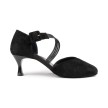 Portdance PD126 Dames Nubuck met Zwarte Strips