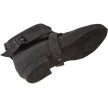 Diamant 202-005-615 zwart platte danslaarsjes lage hak voor dames suede zool