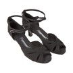Diamant Vegan Dames Latin Dansschoenen met VarioSpin zool 141-077-335V met kruisbandjes en een open neus