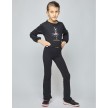 Temps Danse Tani jr. Papillon cropped Sweater met Ballerina voor Meisjes zwart