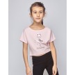 Temps Danse Agile jr. Papillon T-shirt met Ballerina voor Meisjes Roze