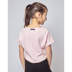 Temps Danse Agile jr. Papillon crop top met Ballerina voor Meisjes Roze