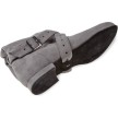 Diamant 202-005-615 grijs platte danslaarsjes lage hak voor dames suede zool