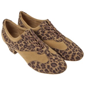 Diamant Dames trainingsschoenen panterprint bruin188-234-609 VarioPro Classic