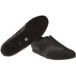 Diamant Heren danssneakers met suede zool zwart grijs 123-425-563
