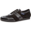 Diamant Heren Dansschoenen 123-425-070 danssneakers met suede zool zwart