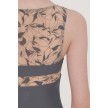 Wear Moi Hestia Dames Balletpakje grijs microvezel met mesh