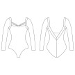 Wear Moi Dames Balletpak Lavande patroon